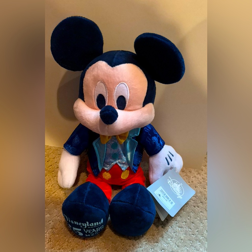 Disneyland 65th Anniversary Mickey Plush